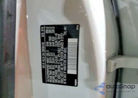 2017 Volvo Xc90 T6 z USA, uszkodzony, nr VIN YV4A22PM0H1121620